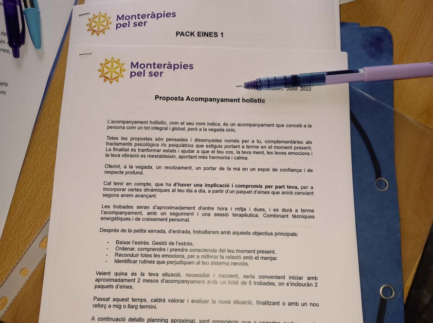 Monteràpies pel ser - Montserrat Llauradó - Acompanyament Holístic